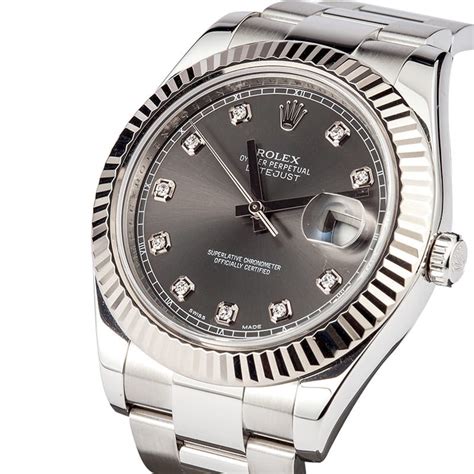 rolex datejust ii 116333|rolex 116334 diamond.